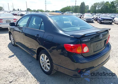 2009 Toyota Corolla S из США, поврежденный, VIN 2T1BU40EX9C174547